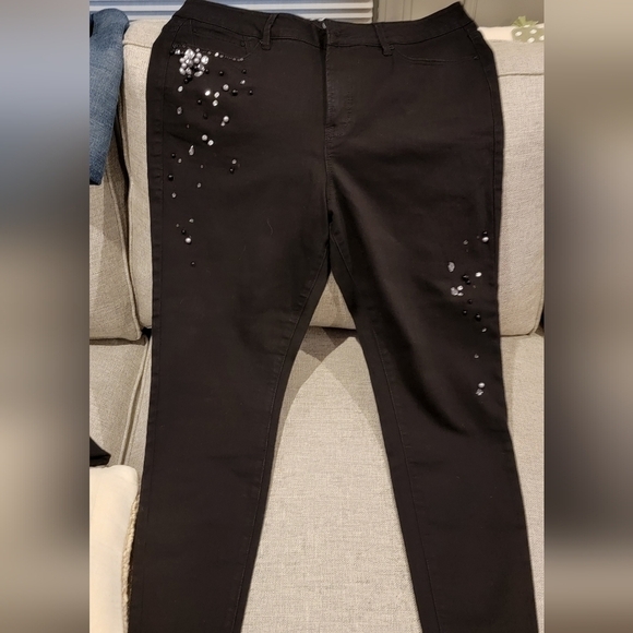 REBEL Wilson X Angels The Pin Up Crop Jeans. New without tags. Size 16. - Picture 4 of 10